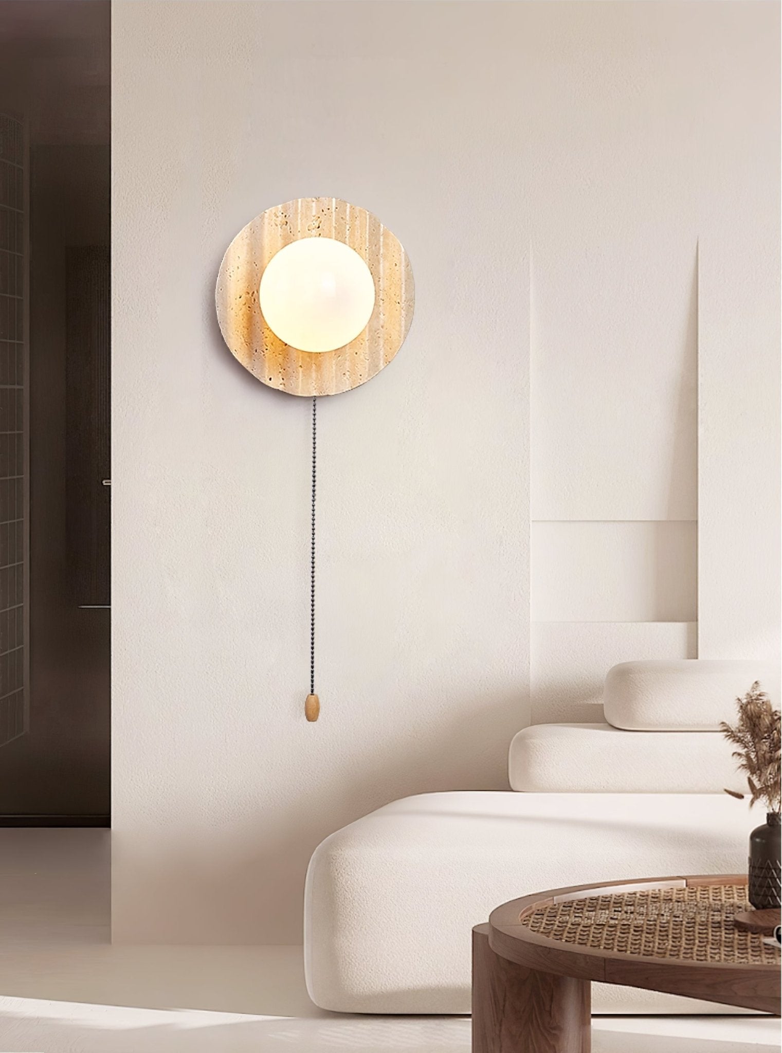 Selorar Travertine Wall Light - Letslighting