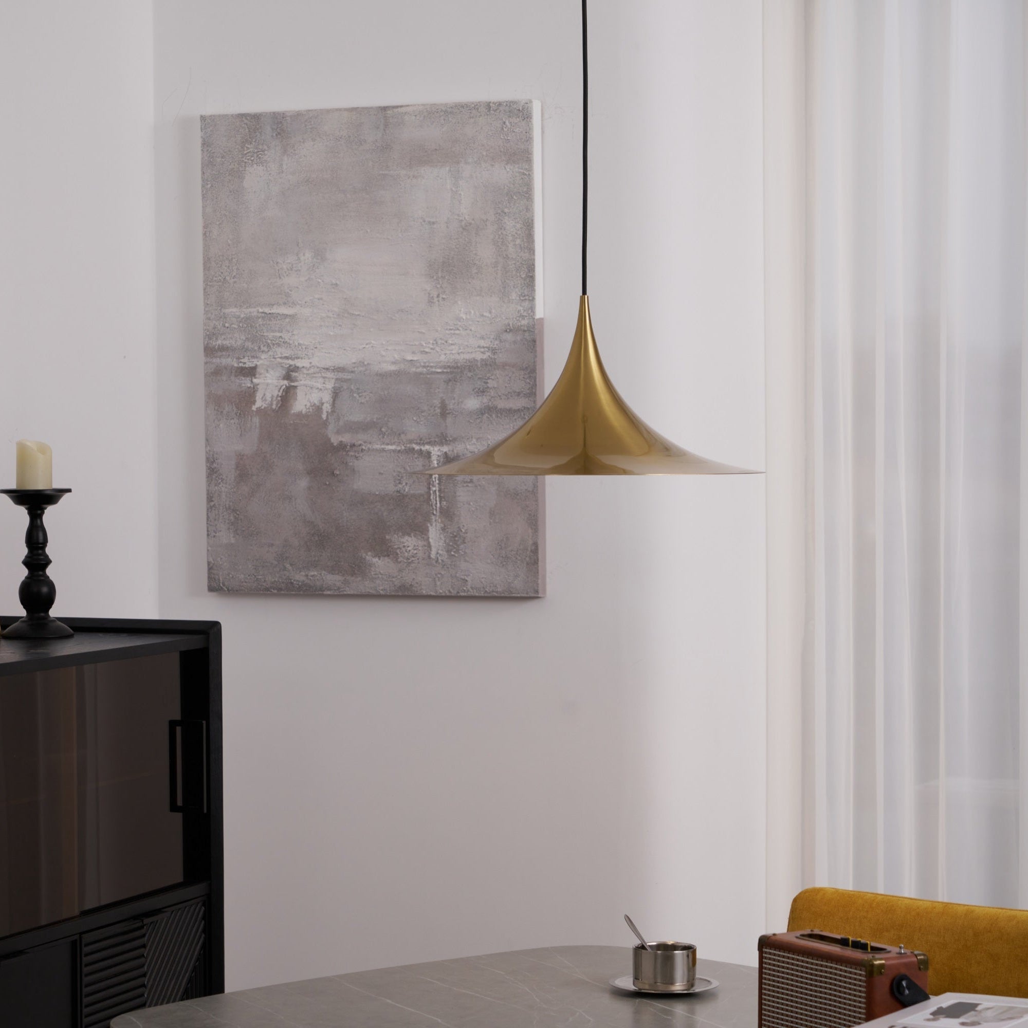 Althiran Steel Sculptural Pendant Light - Letslighting