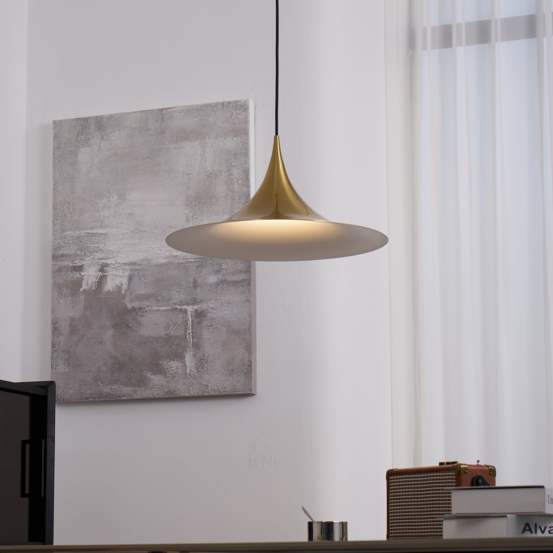 Althiran Steel Sculptural Pendant Light - Letslighting