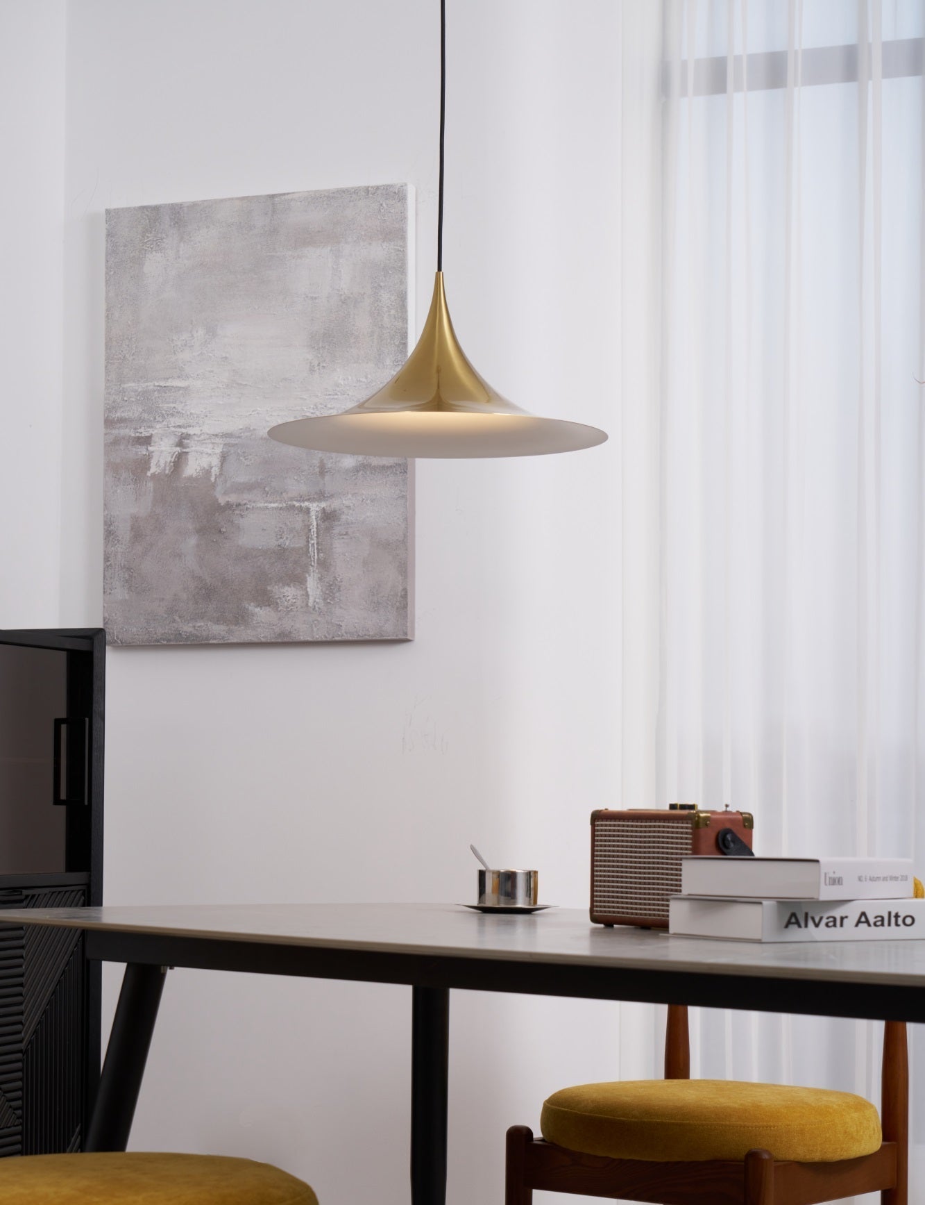Althiran Steel Sculptural Pendant Light - Letslighting