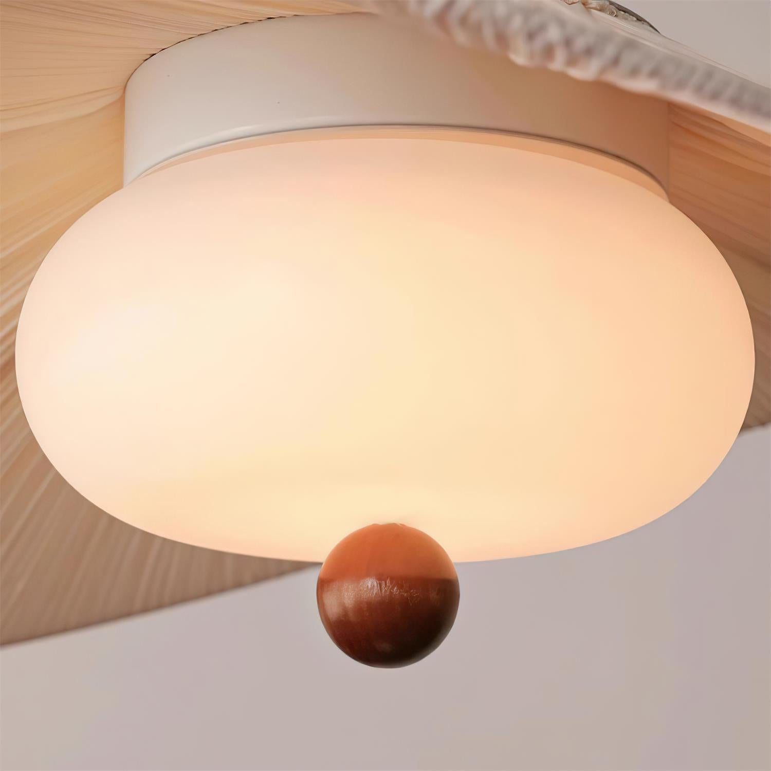 Serafina Pendant Lamp Organic Pleated - Letslighting