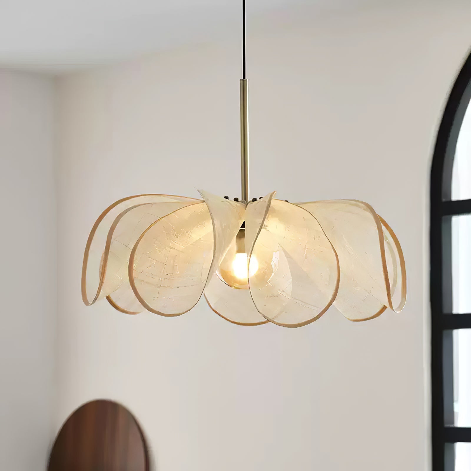 Elowe Abaca Fiber Pendant Lamp - Letslighting