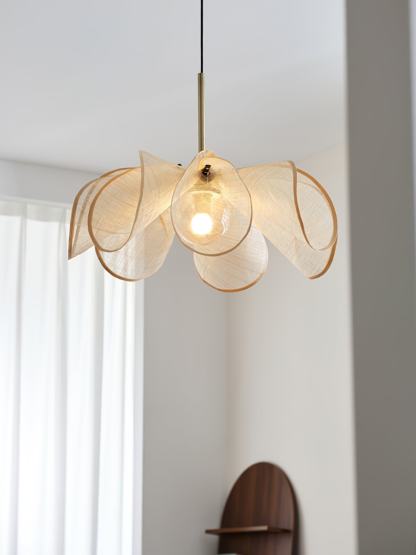 Elowe Abaca Fiber Pendant Lamp - Letslighting