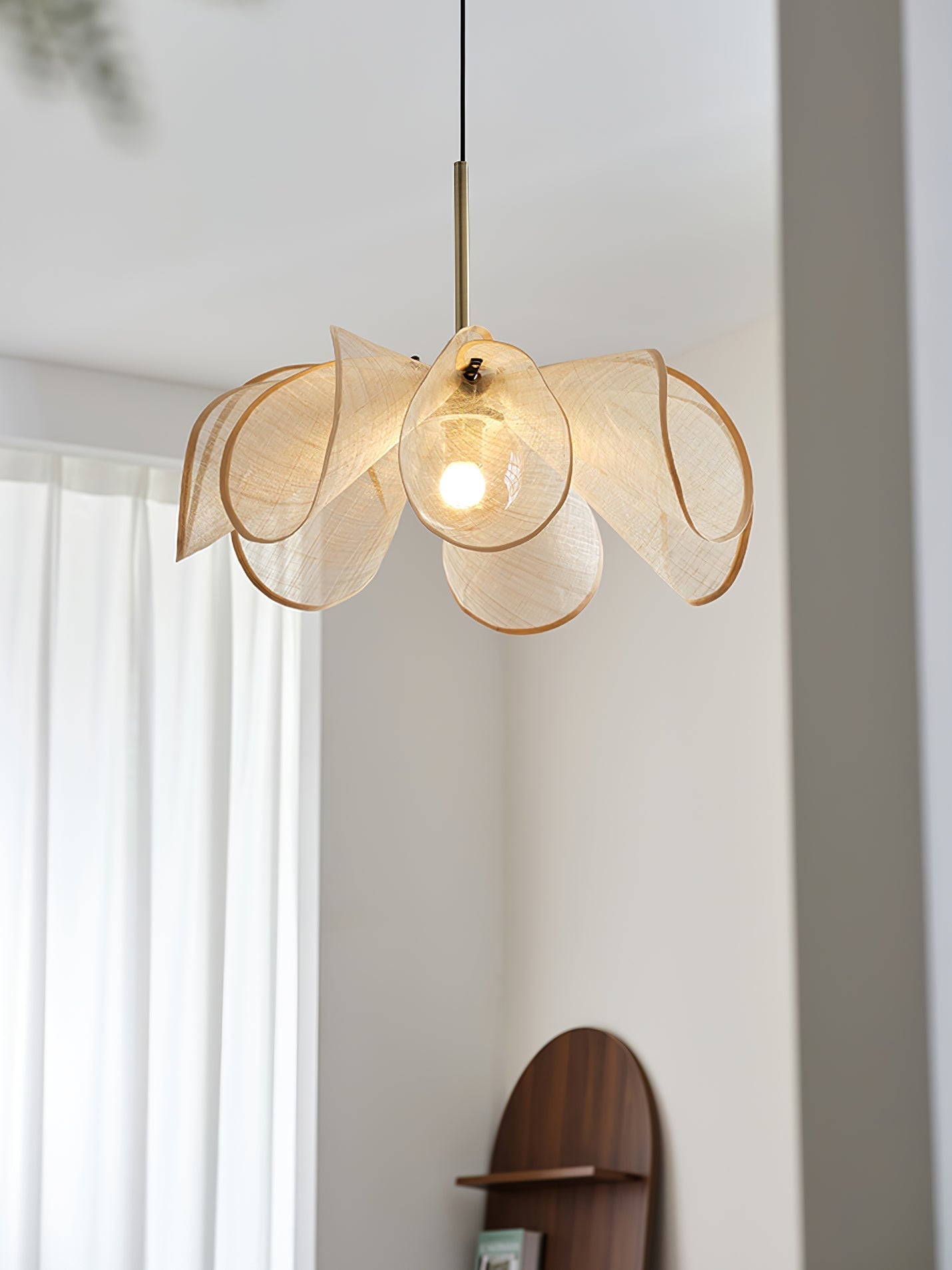 Elowe Abaca Fiber Pendant Lamp - Letslighting