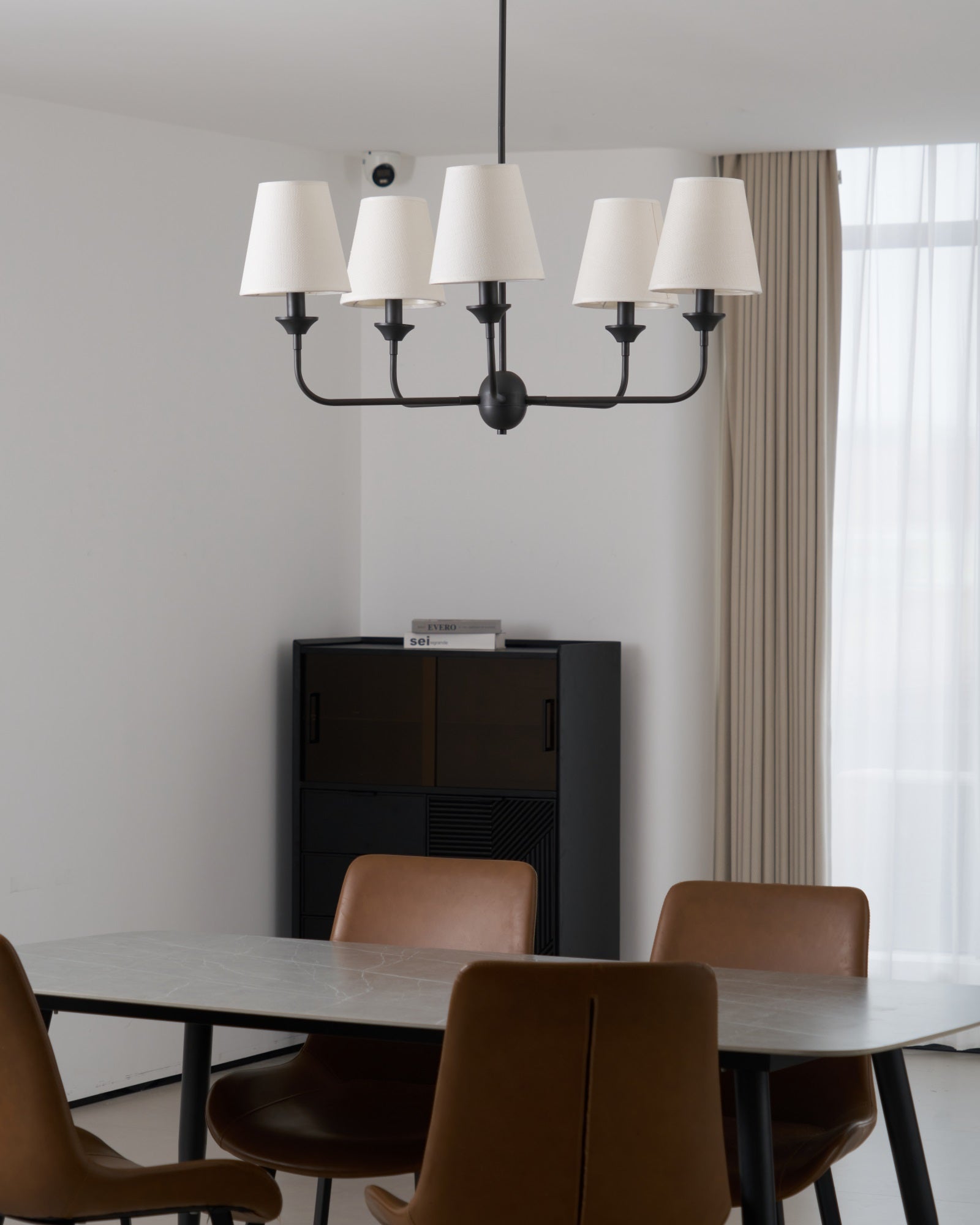 Zesorel Vintage Industrial Fabric Chandelier - Letslighting