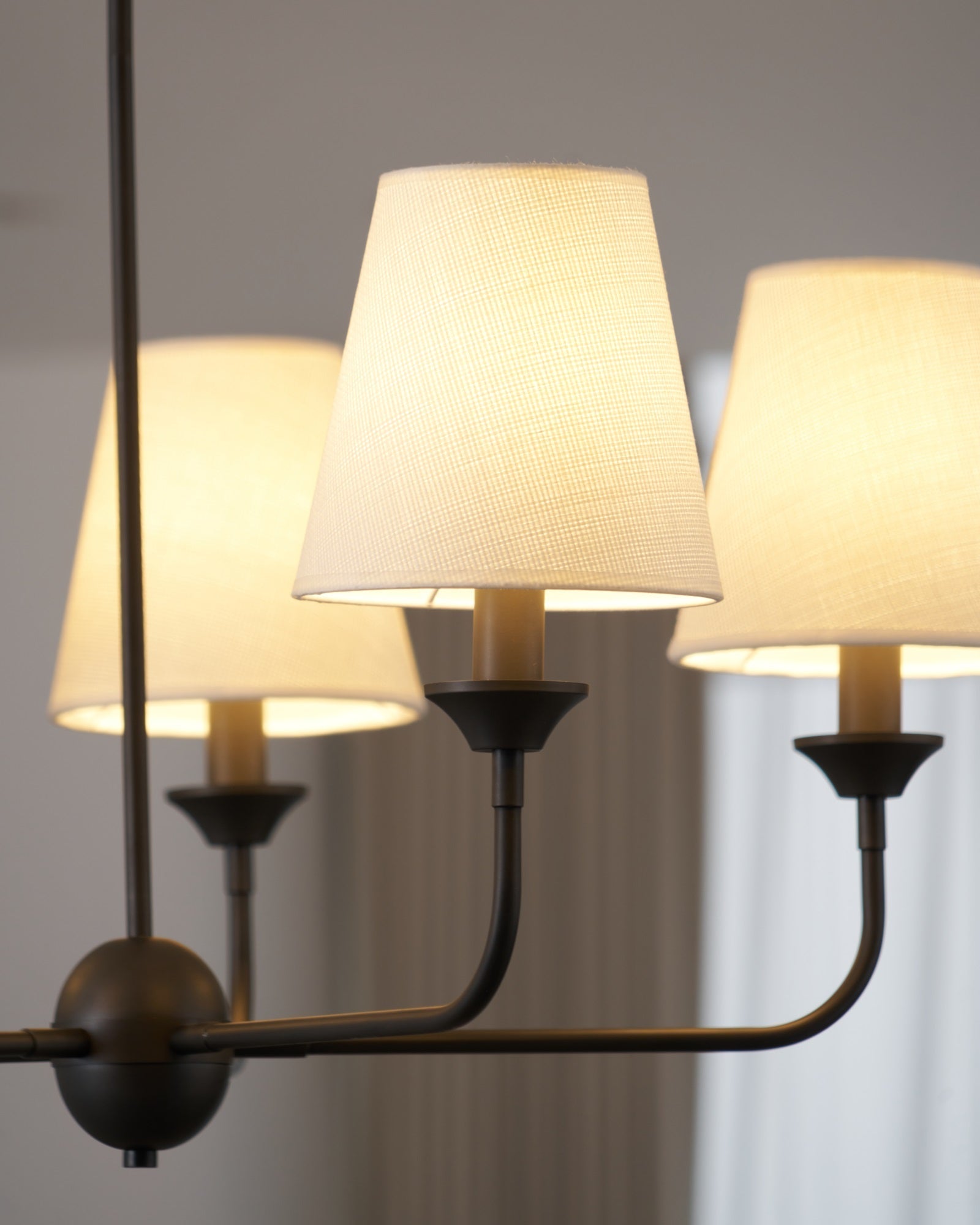 Zesorel Vintage Industrial Fabric Chandelier - Letslighting