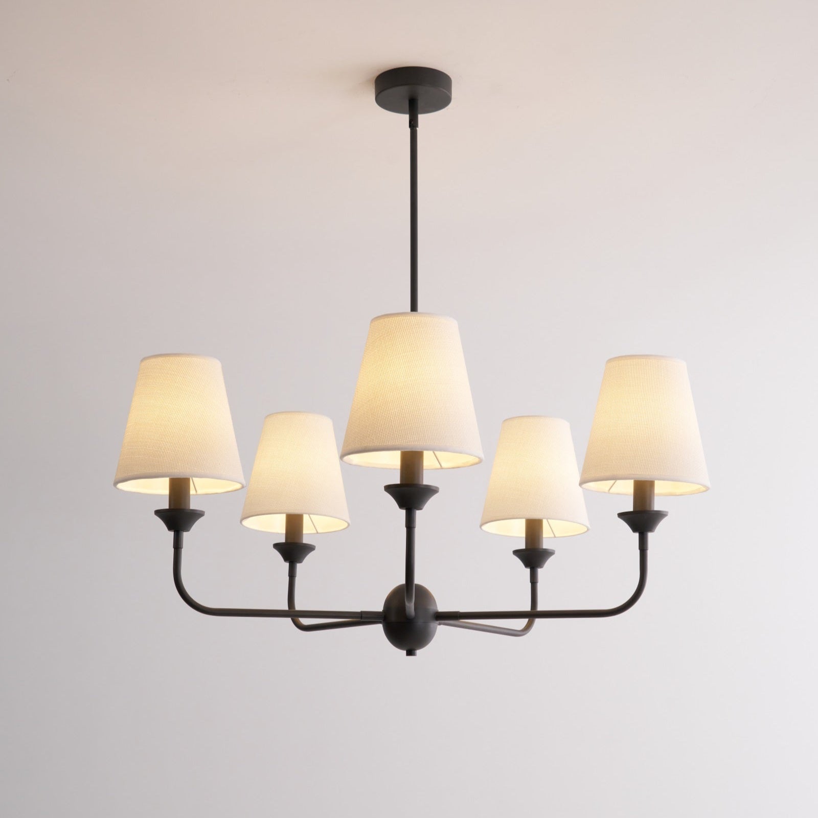 Zesorel Vintage Industrial Fabric Chandelier - Letslighting