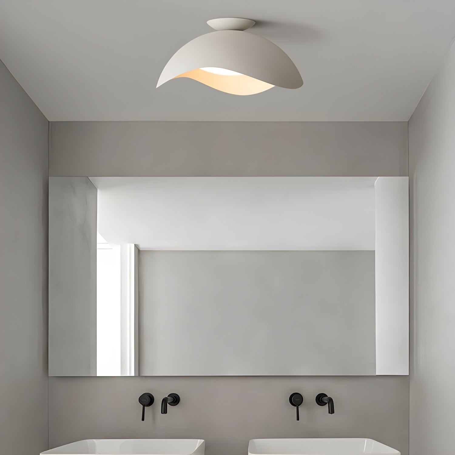 Aria Bowl Wave Ceiling Light - Letslighting