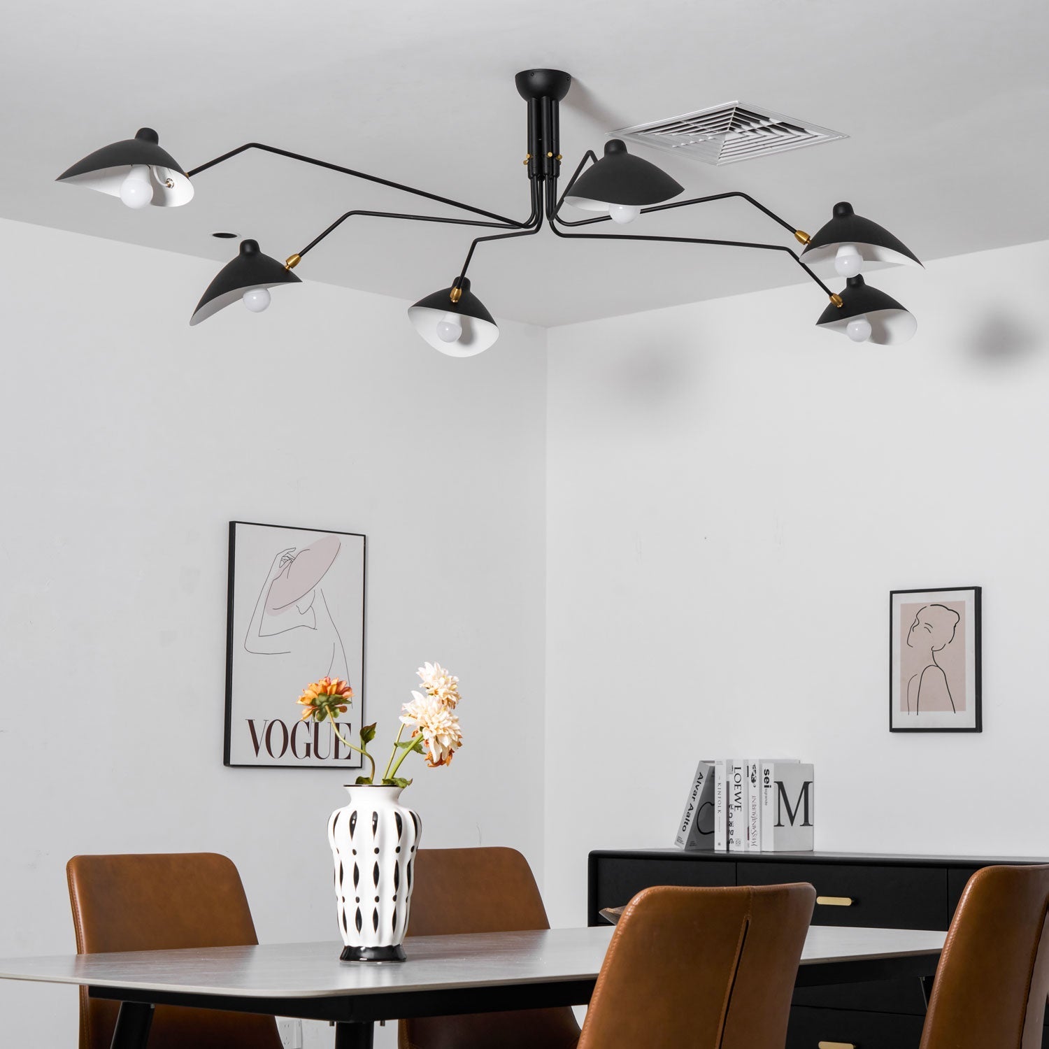 Lustra Ceiling Light Three Arm Minimalist - Letslighting