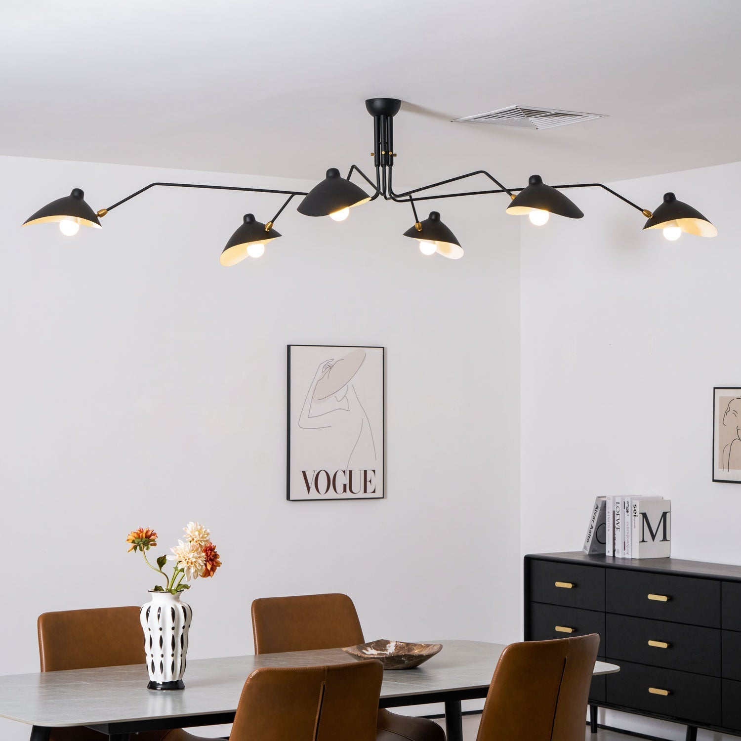 Lustra Ceiling Light Three Arm Minimalist - Letslighting