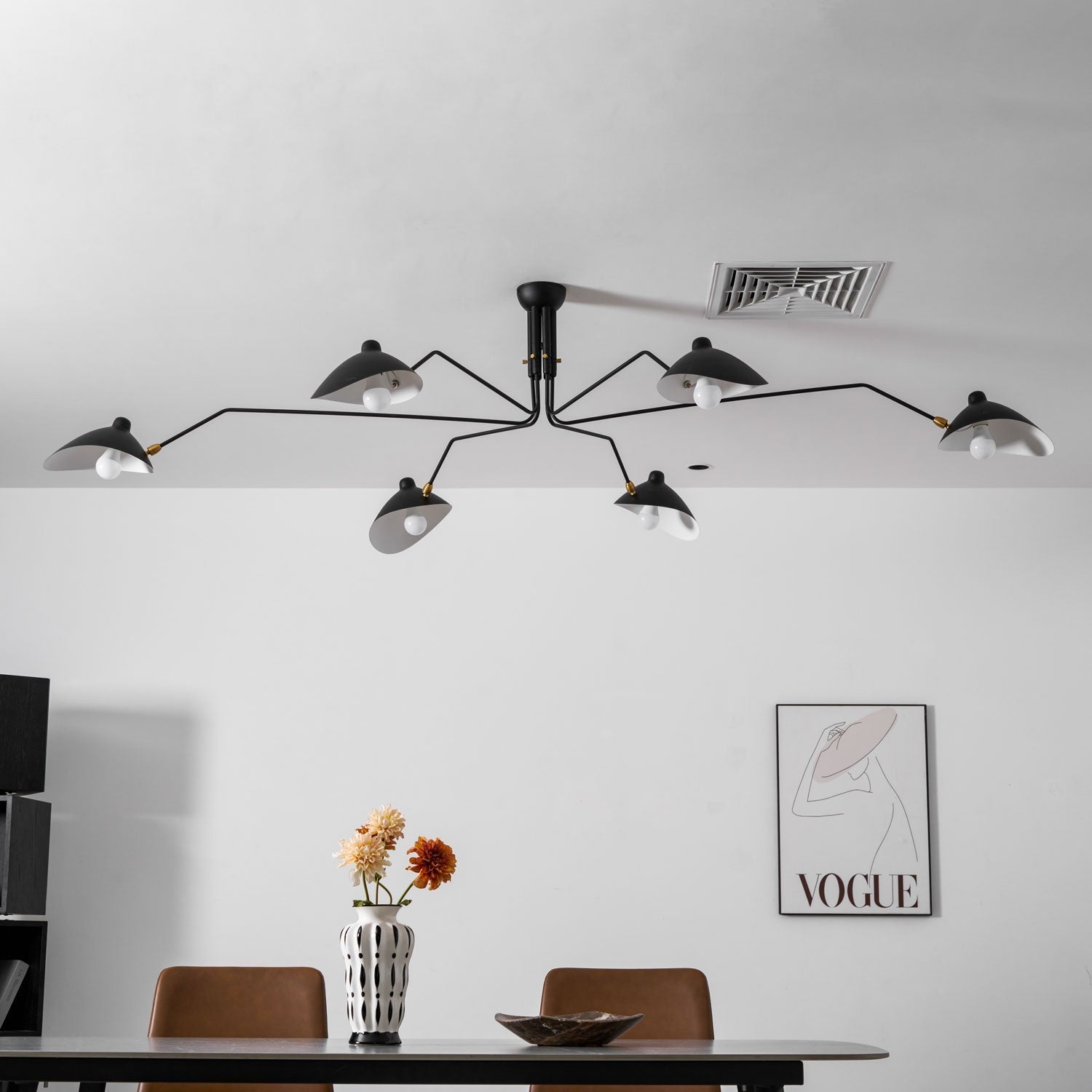 Lustra Ceiling Light Three Arm Minimalist - Letslighting