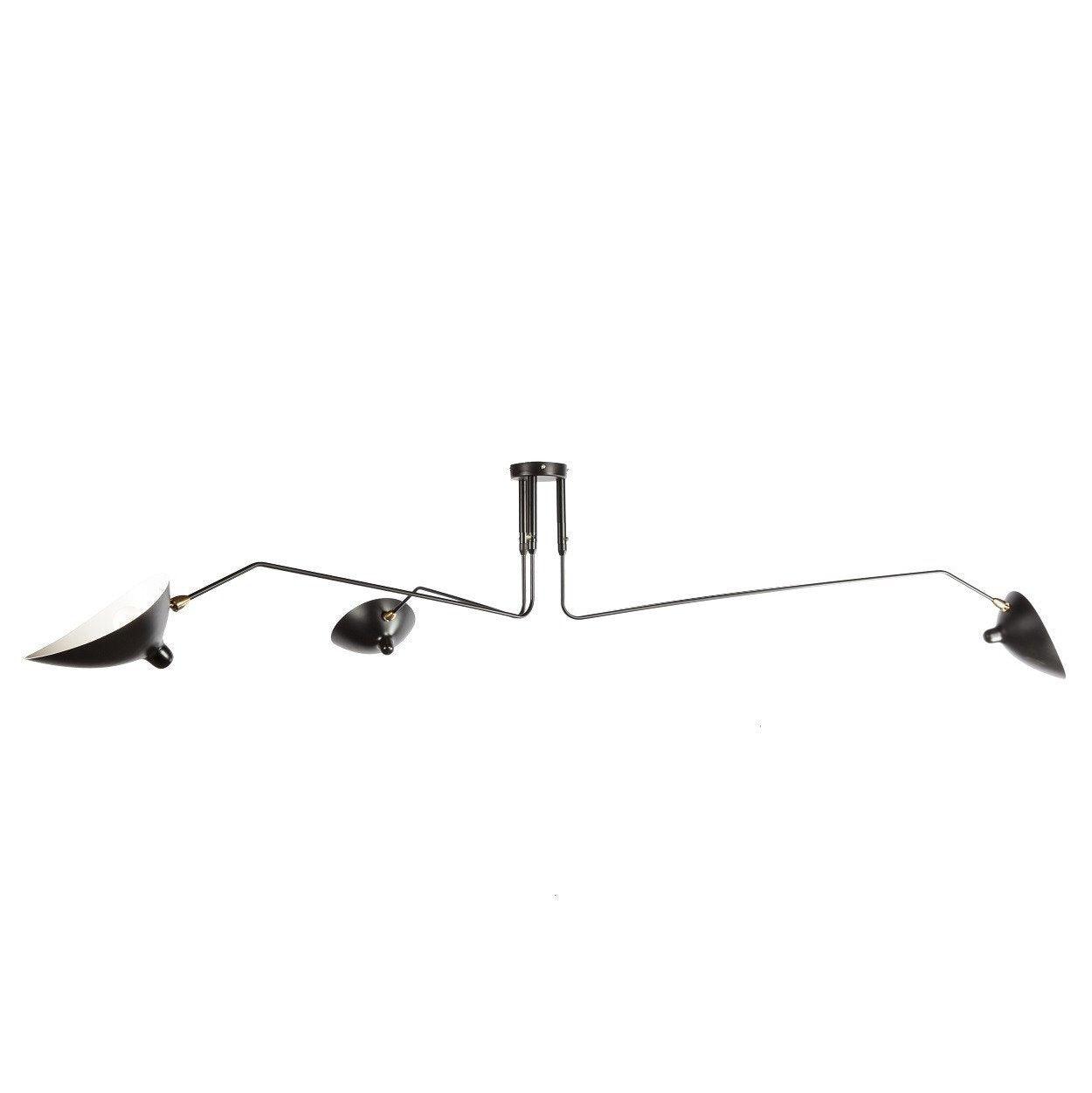 Arisha   Industry Three Arm Ceiling Light