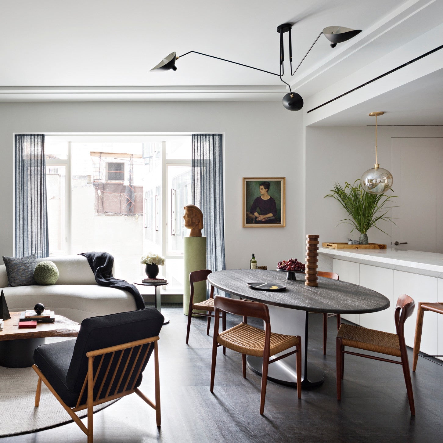 Lustra Ceiling Light Three Arm Minimalist - Letslighting