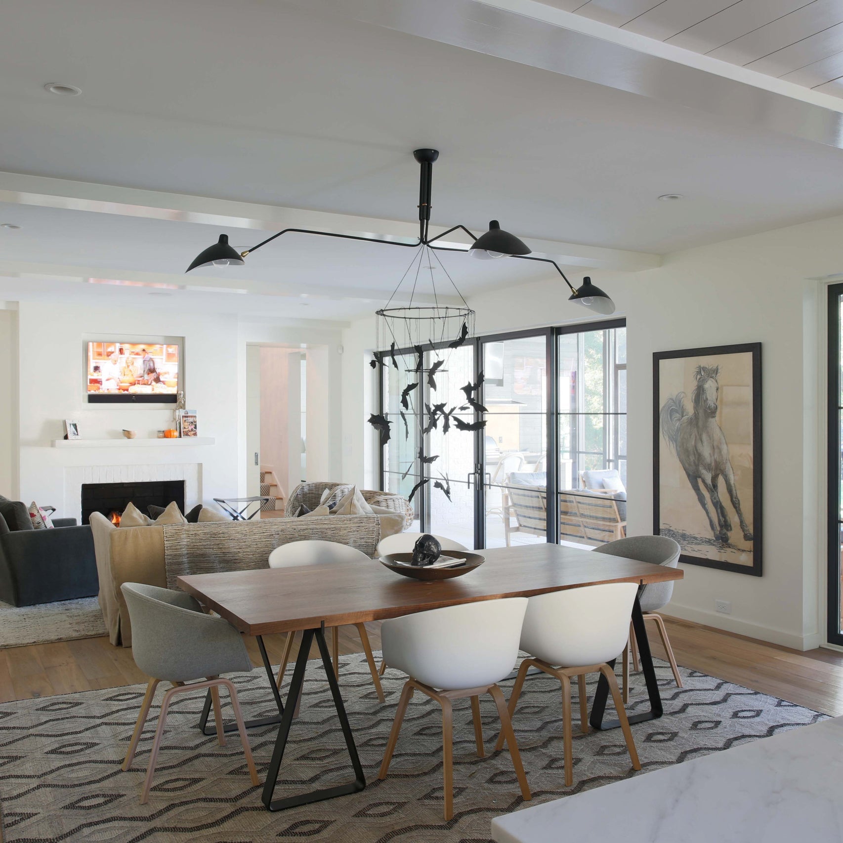 Arisha   Industry Three Arm Ceiling Light