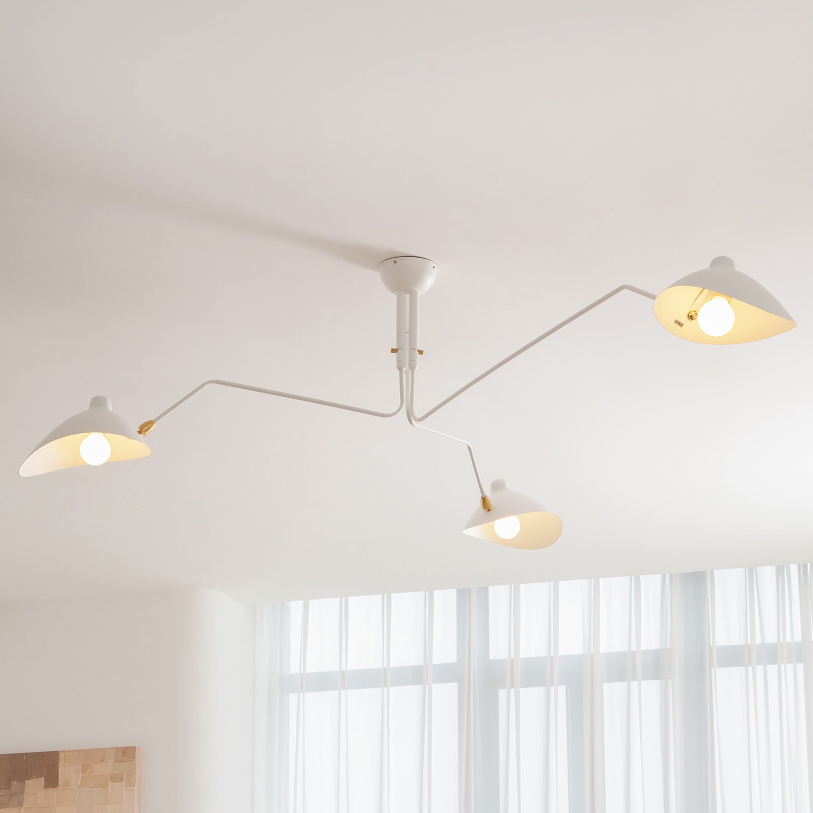 Lustra Ceiling Light Three Arm Minimalist - Letslighting