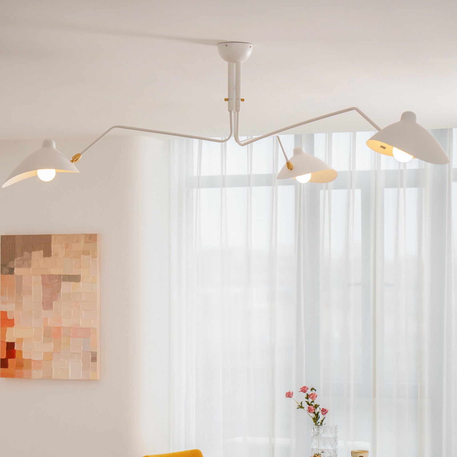 Lustra Ceiling Light Three Arm Minimalist - Letslighting