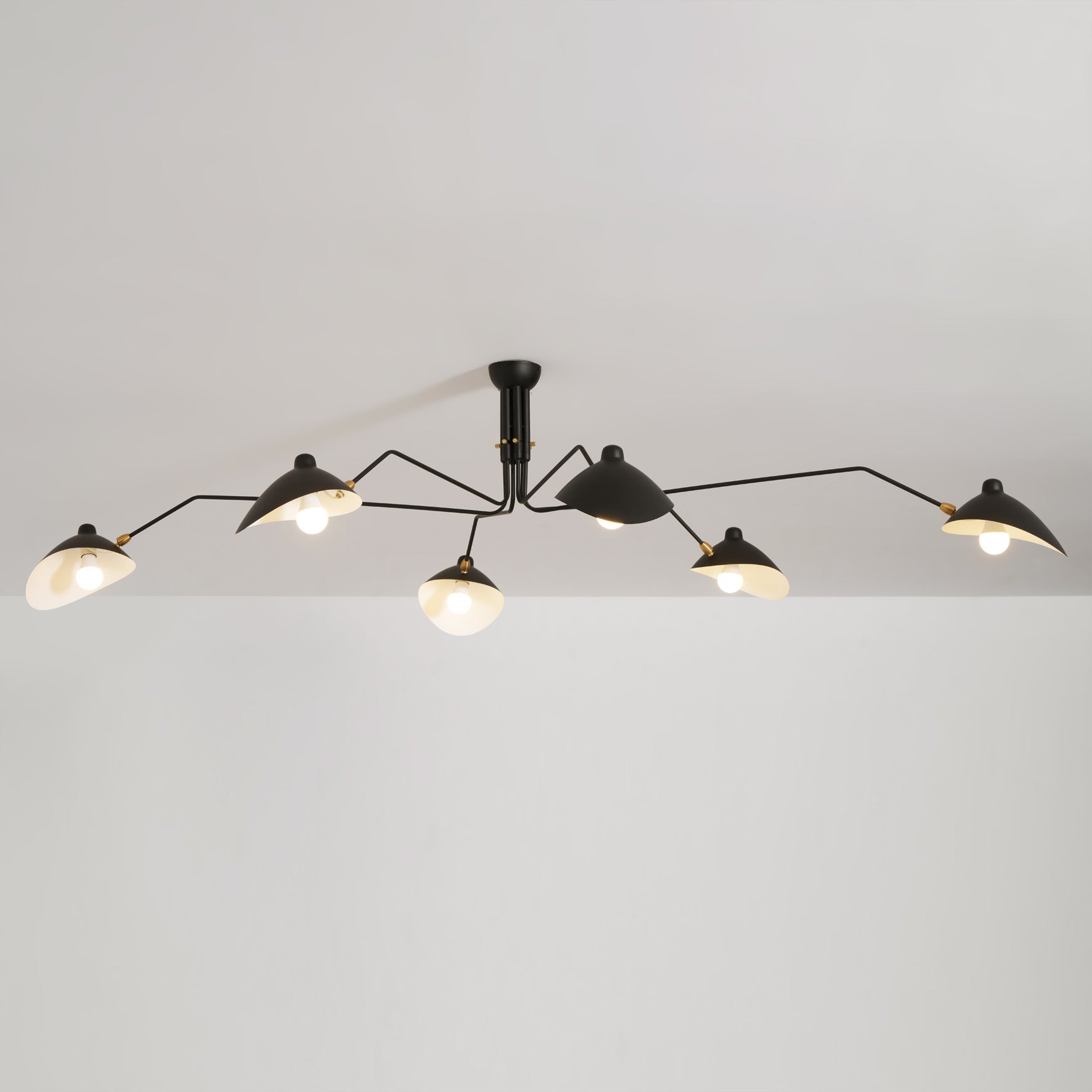 Lustra Ceiling Light Three Arm Minimalist - Letslighting