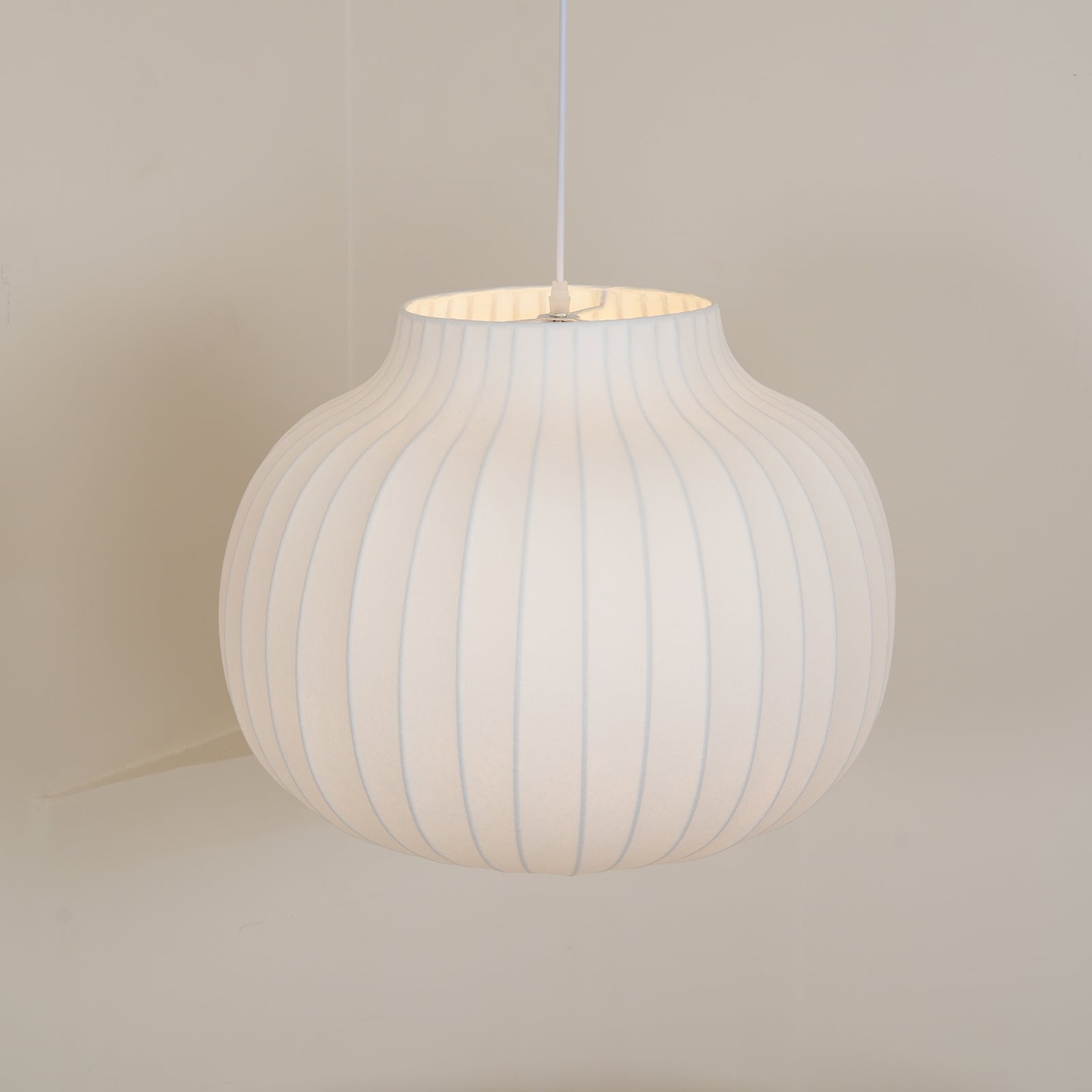 Lumina Silk Ribbed Pendant Light - Letslighting