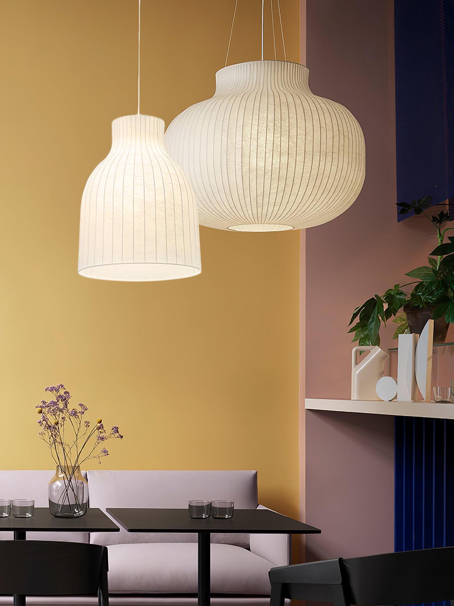 Lumina Silk Ribbed Pendant Light - Letslighting