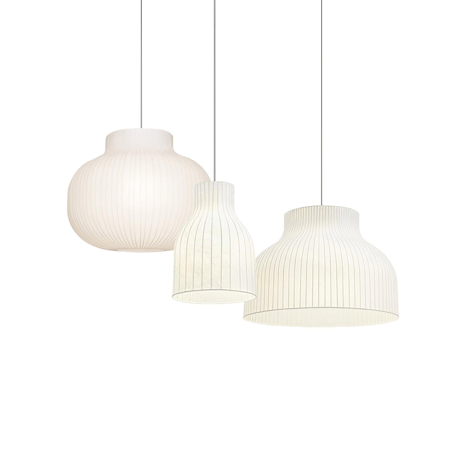 Lumina Silk Ribbed Pendant Light - Letslighting