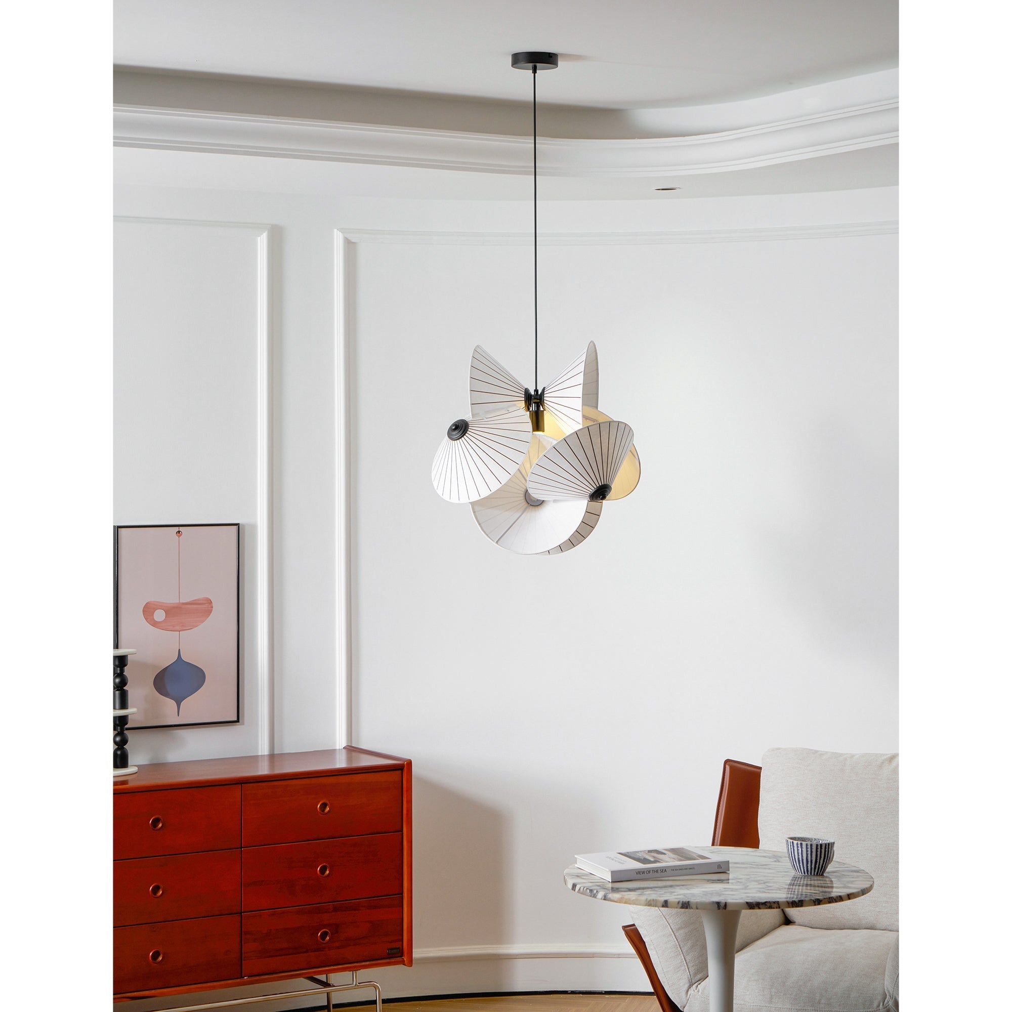 Zerinarae Individual Creativity Fabric Pendant Light - Letslighting