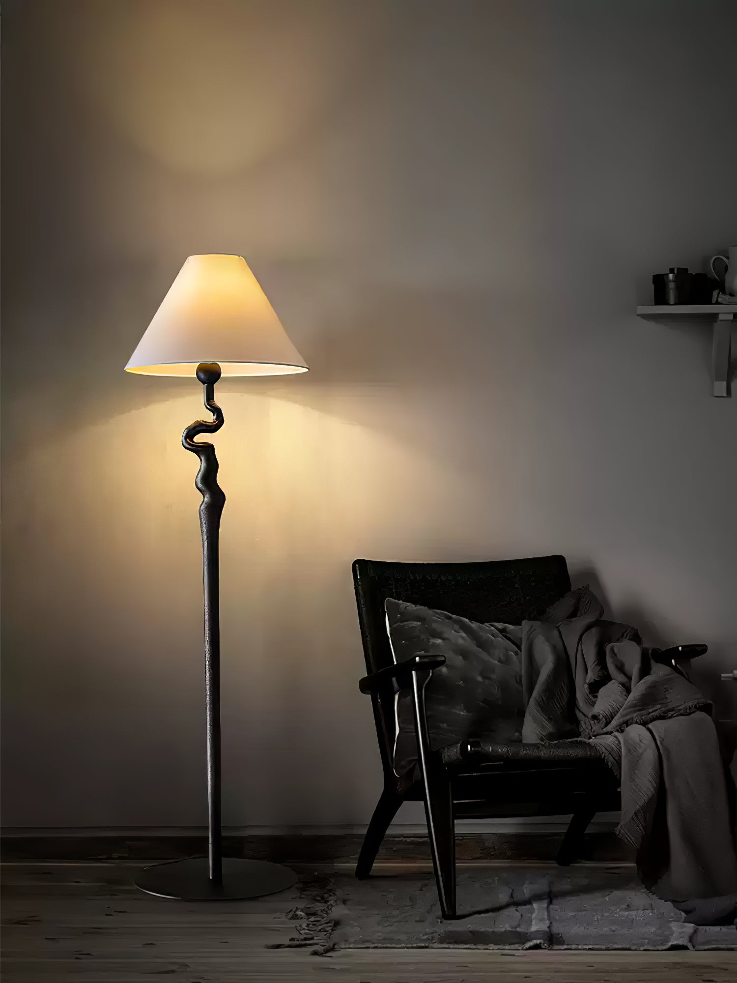 Avloril Artistic Wooden Floor Lamp - Letslighting