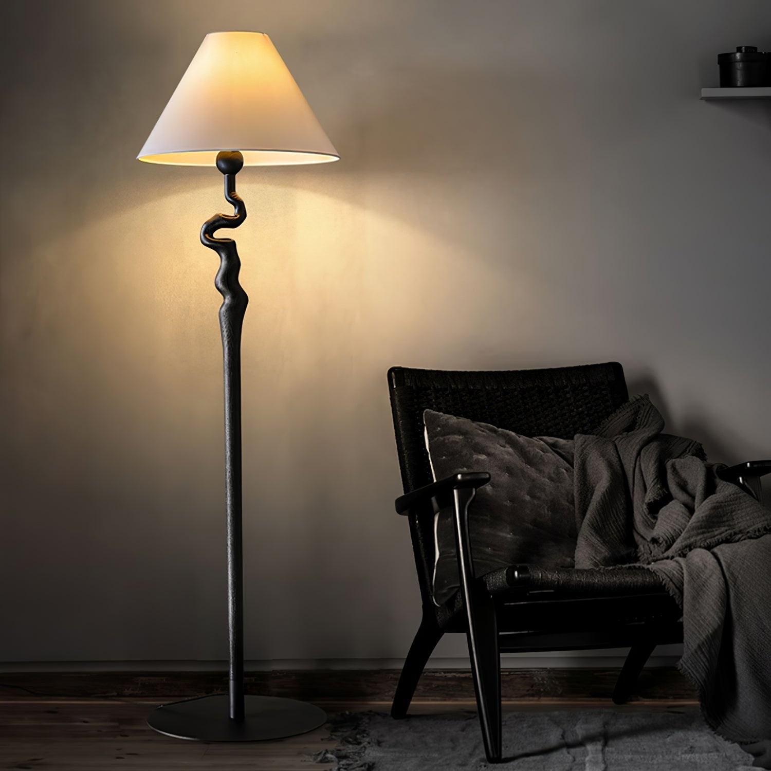 Avloril Artistic Wooden Floor Lamp - Letslighting