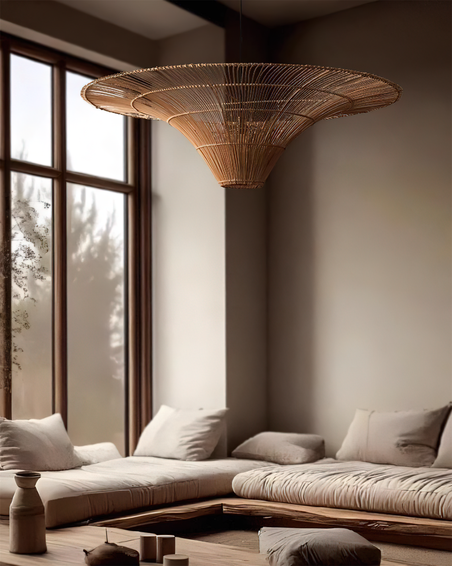 Juvia Handwoven Rattan Pendant Light - Letslighting