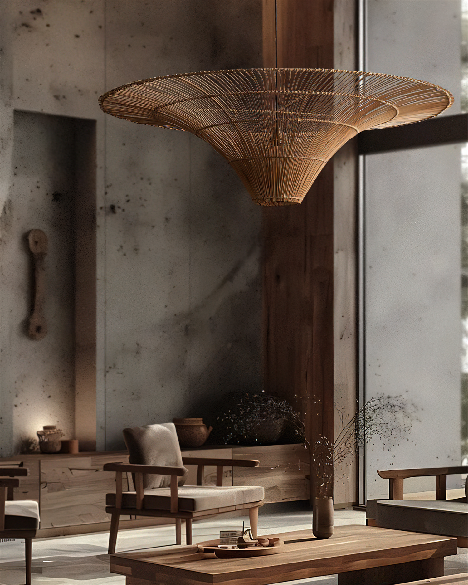 Juvia Handwoven Rattan Pendant Light - Letslighting