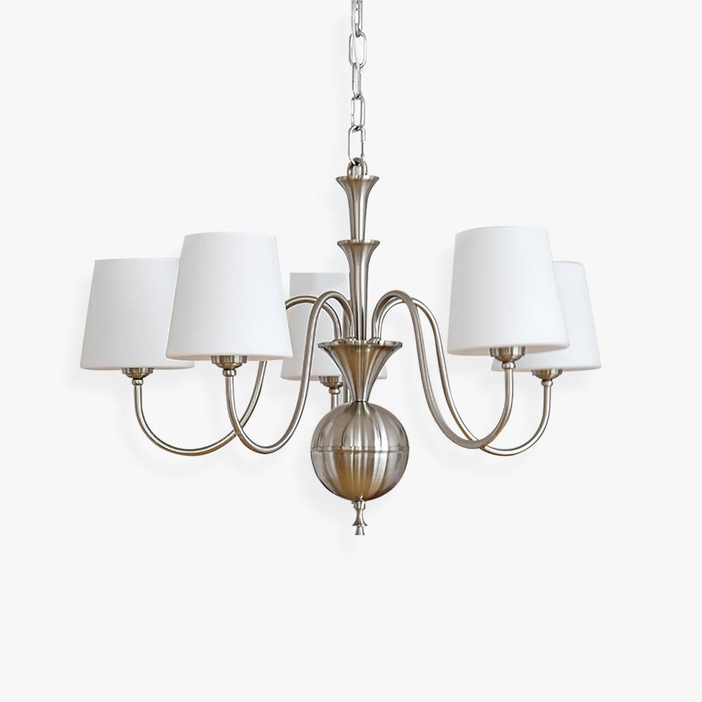 Olmiris Elegant Nickel Chandelier - Letslighting