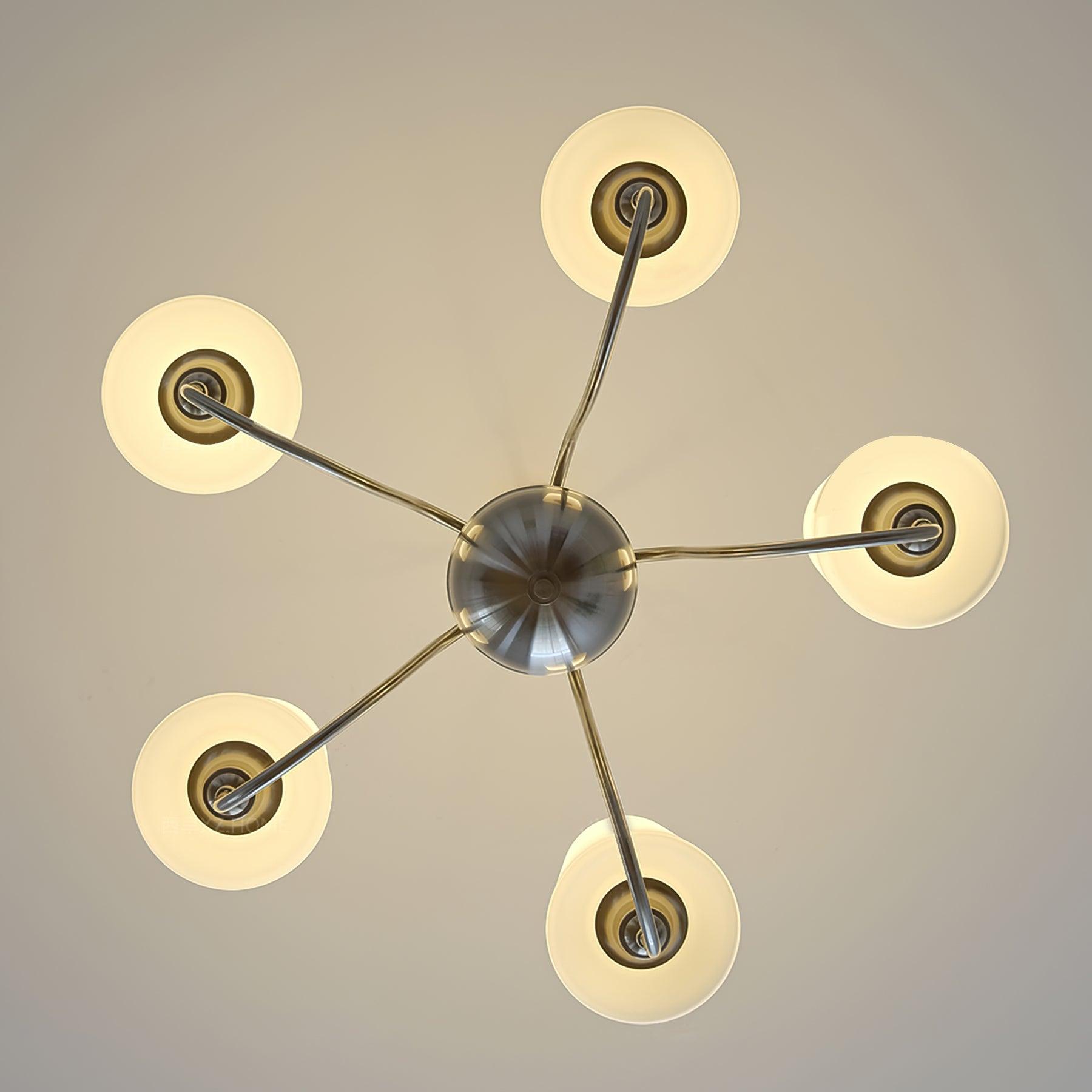 Olmiris Elegant Nickel Chandelier - Letslighting