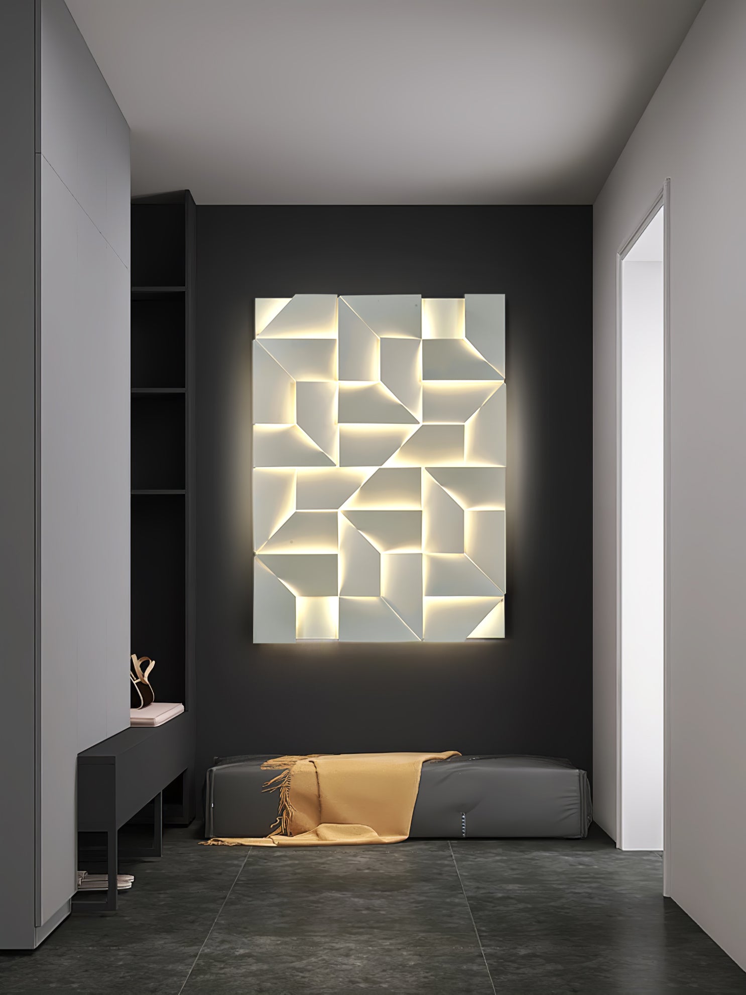 Zoliria Shadows Rechargeable Grand Sconce Wall lamp - Letslighting