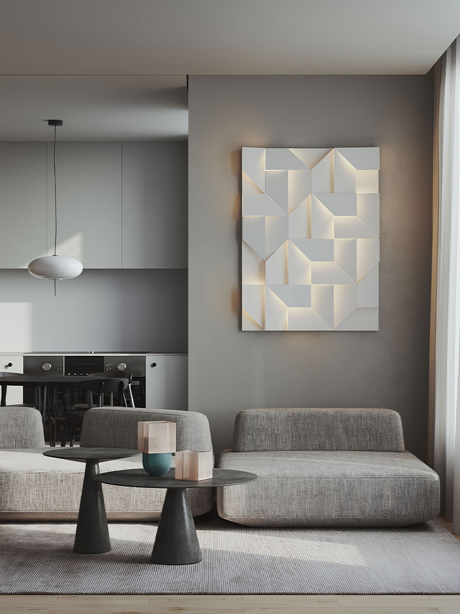 Kelsey Shadows Grand Sconce Wall Lamp - Letslighting