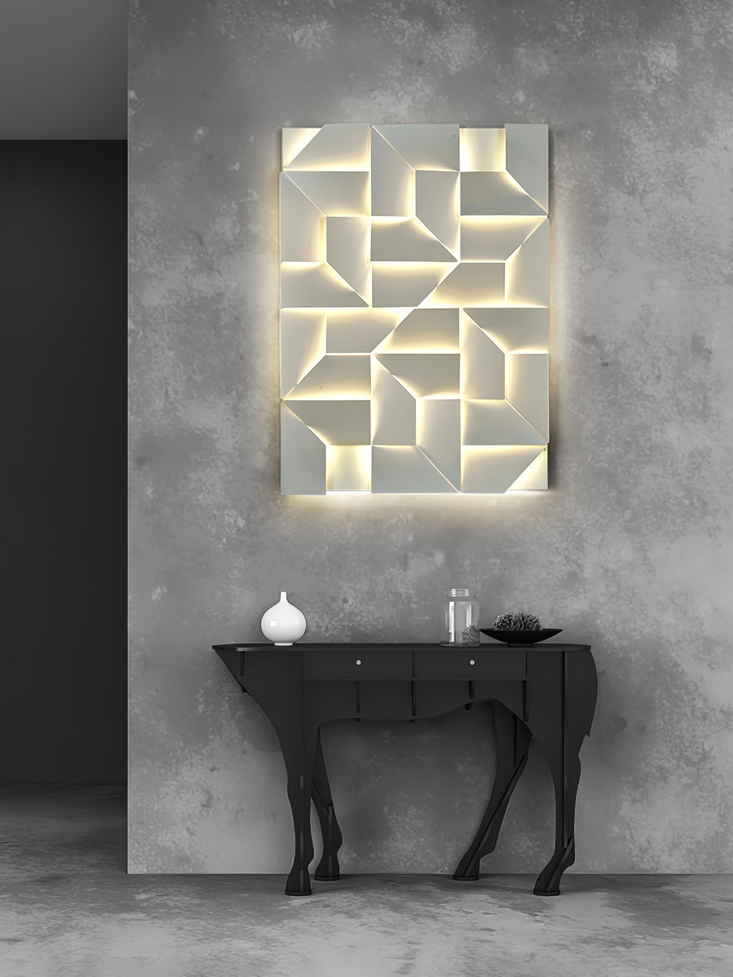 Zoliria Shadows Rechargeable Grand Sconce Wall lamp - Letslighting