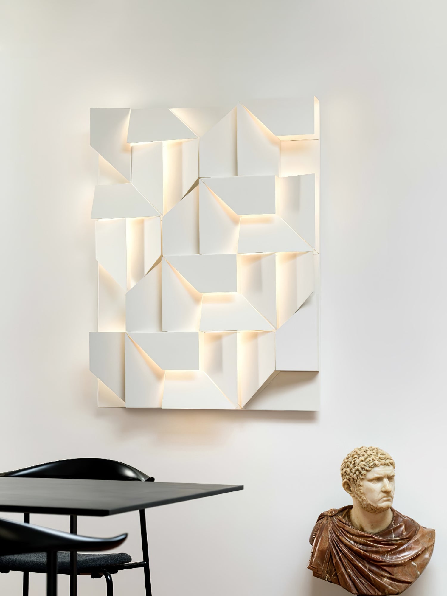 Kelsey Shadows Grand Sconce Wall Lamp - Letslighting