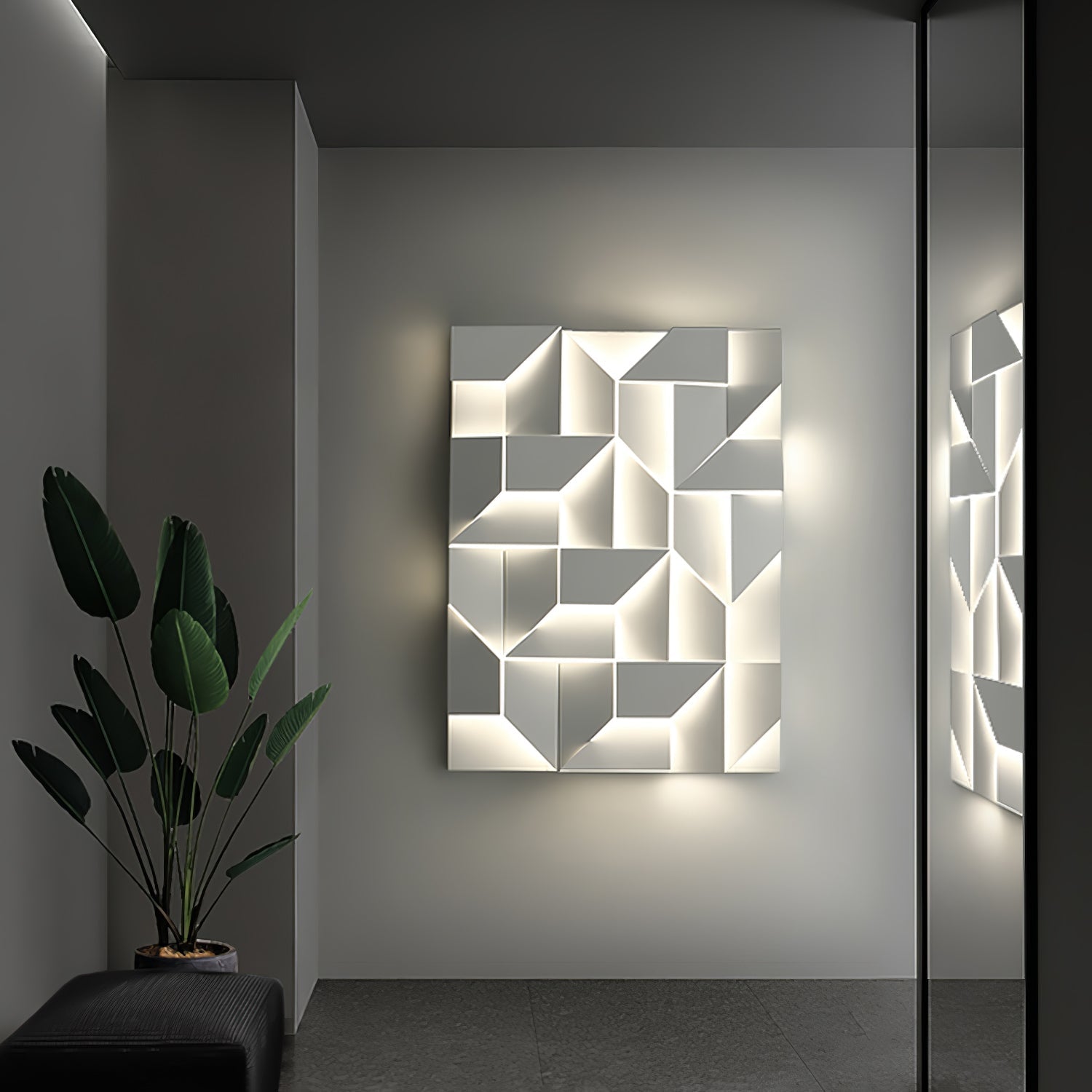 Zoliria Shadows Rechargeable Grand Sconce Wall lamp - Letslighting