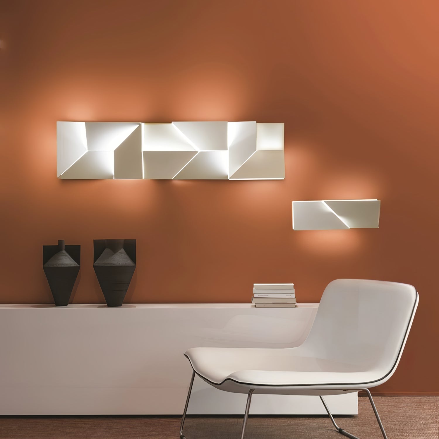 Zoliria Shadows Rechargeable Grand Sconce Wall lamp - Letslighting