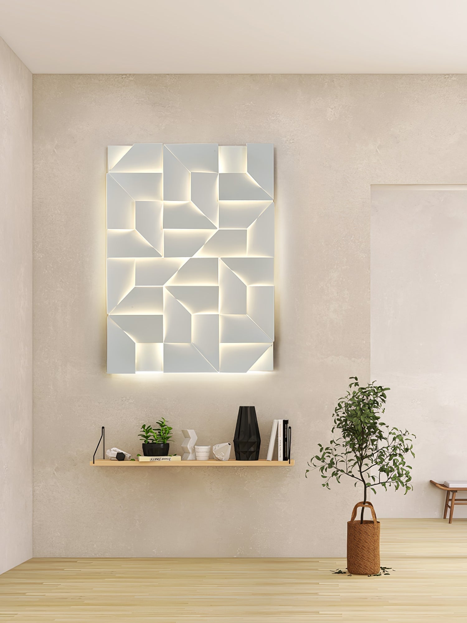 Zoliria Shadows Rechargeable Grand Sconce Wall lamp - Letslighting