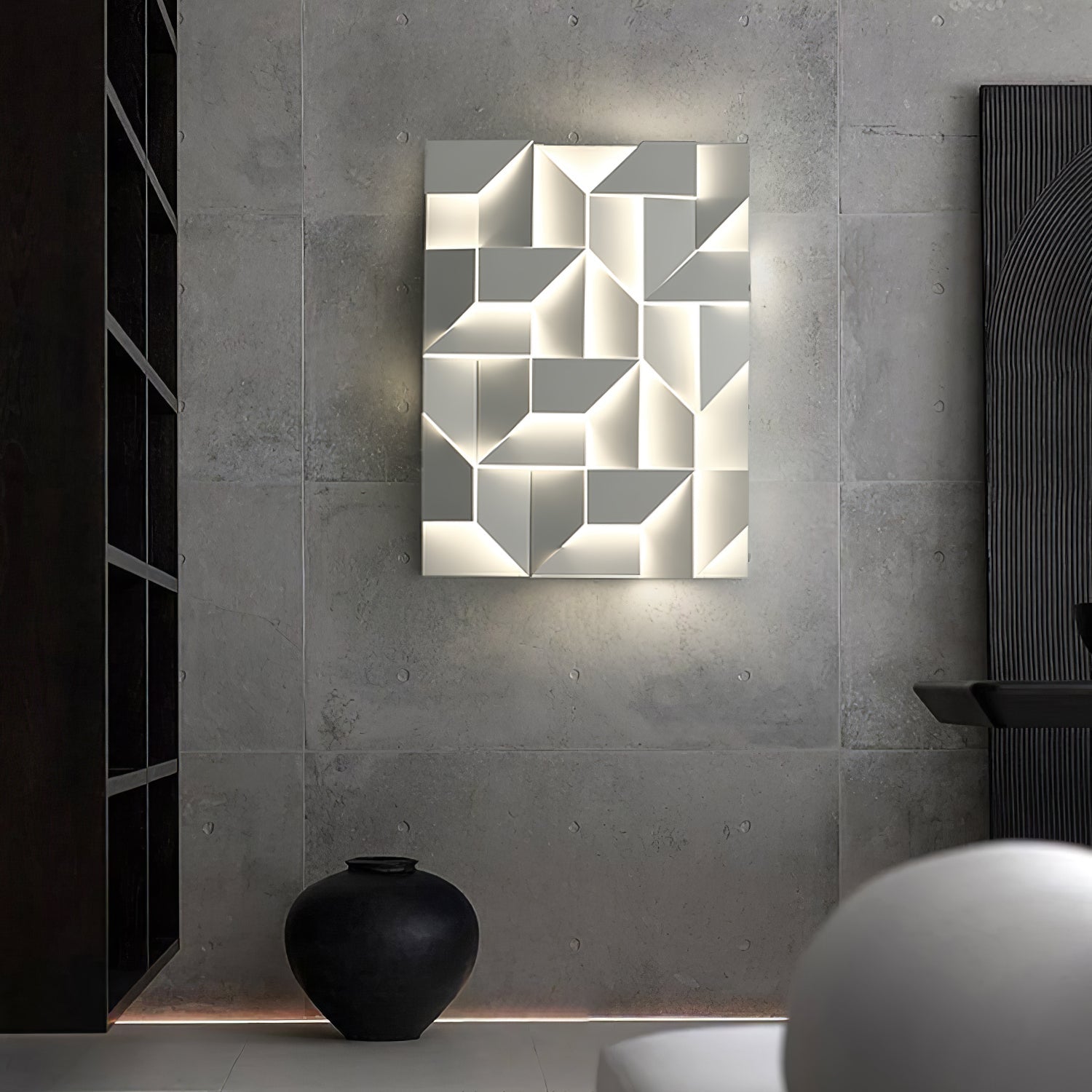 Zoliria Shadows Rechargeable Grand Sconce Wall lamp - Letslighting