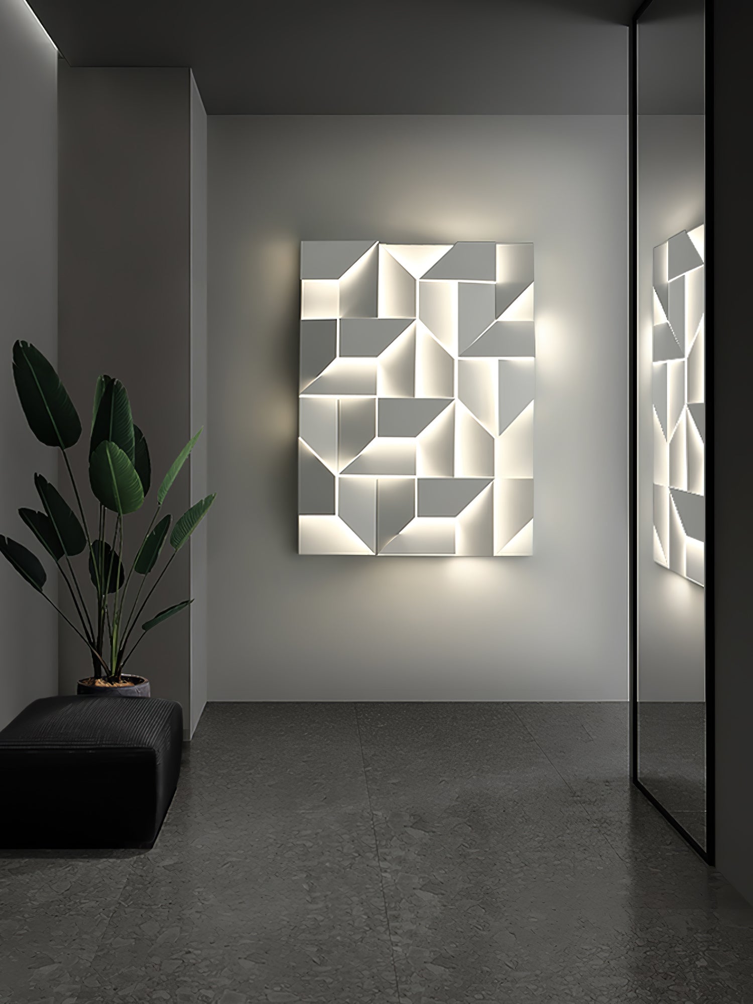 Zoliria Shadows Rechargeable Grand Sconce Wall lamp - Letslighting