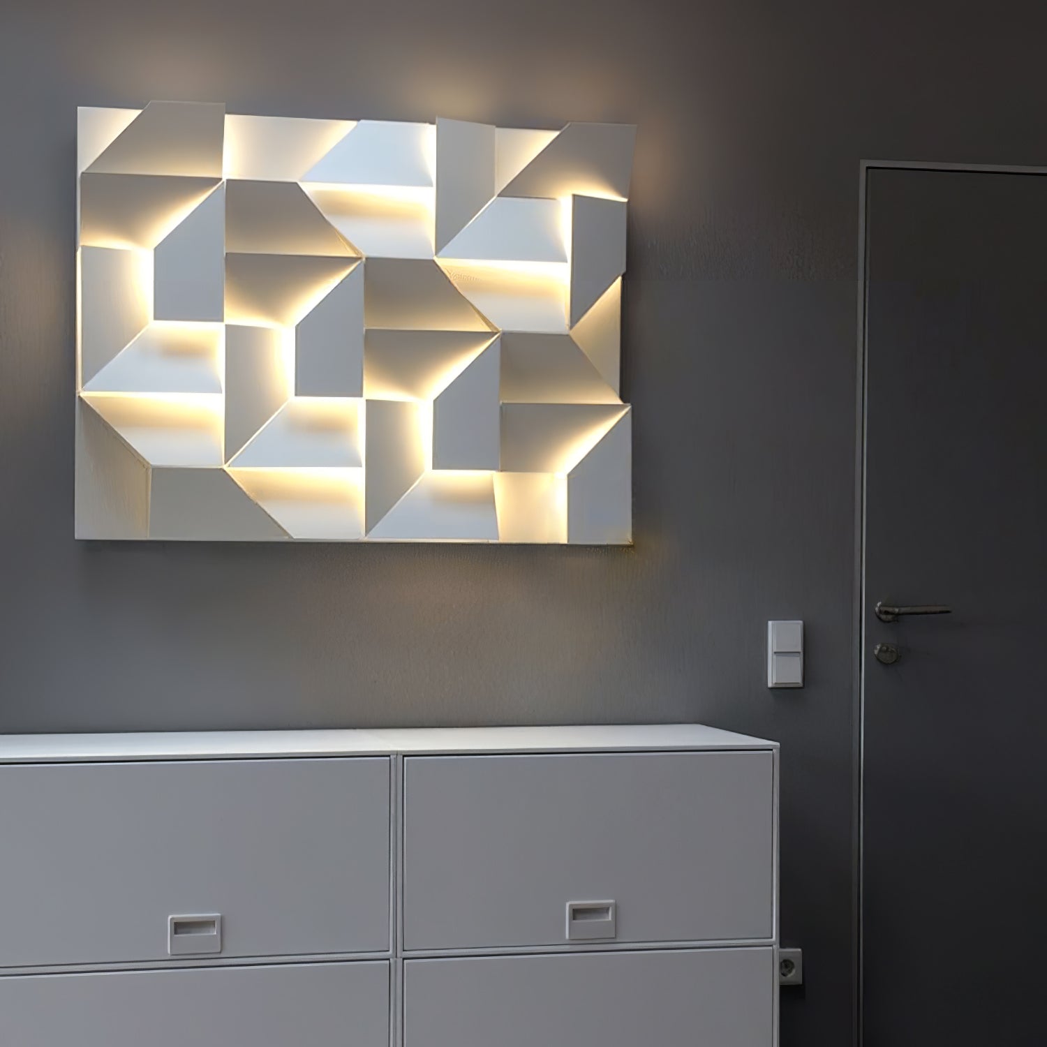 Zoliria Shadows Rechargeable Grand Sconce Wall lamp - Letslighting