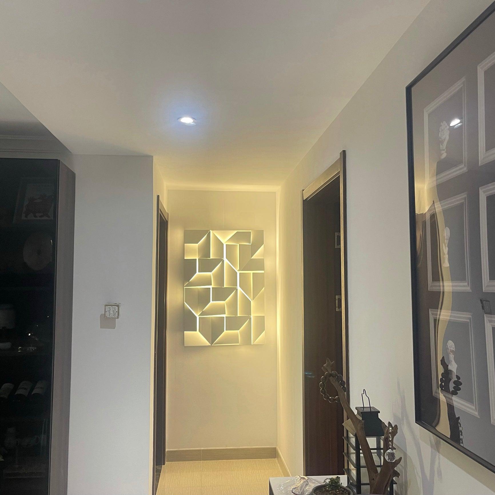 Zoliria Shadows Rechargeable Grand Sconce Wall lamp - Letslighting
