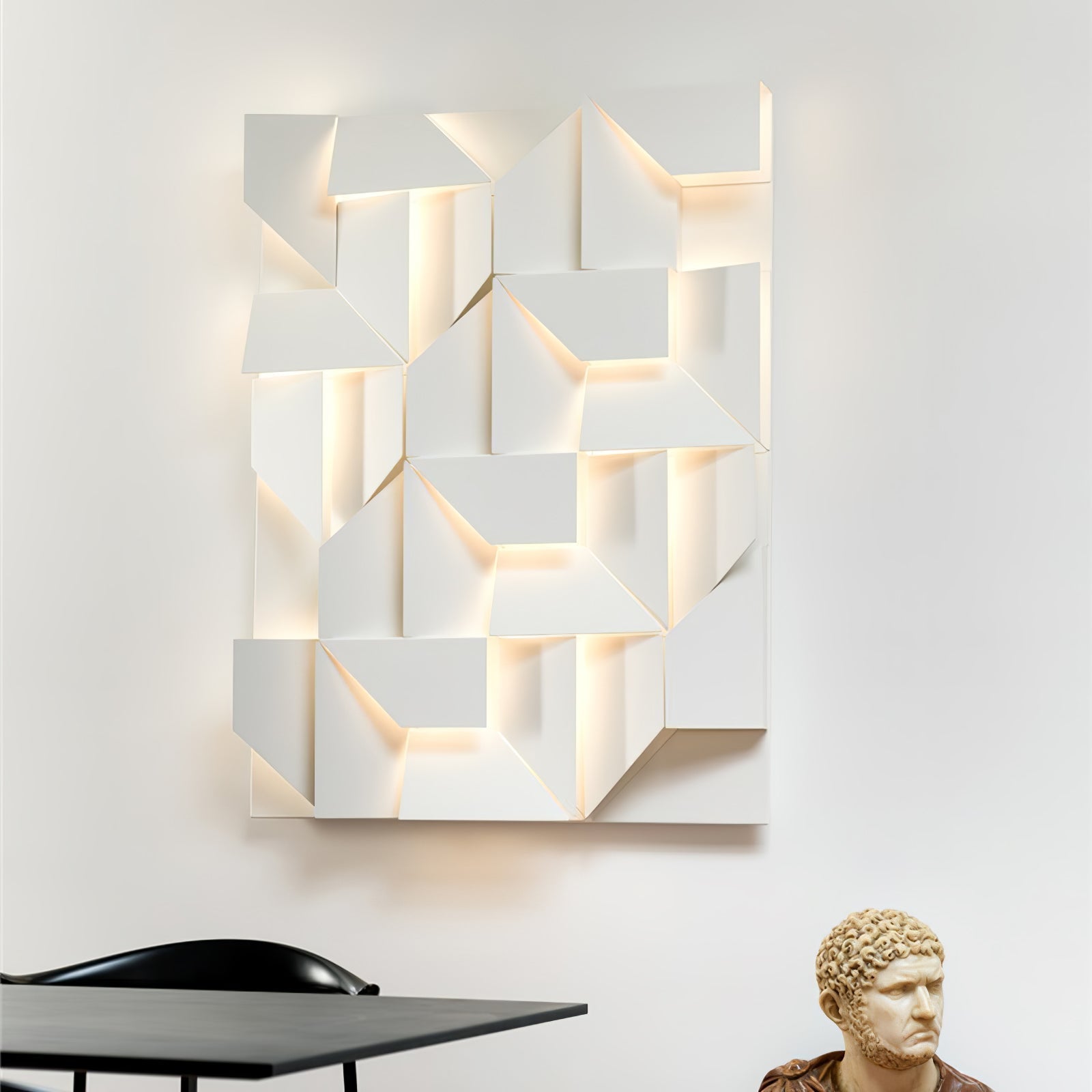 Zoliria Shadows Rechargeable Grand Sconce Wall lamp - Letslighting