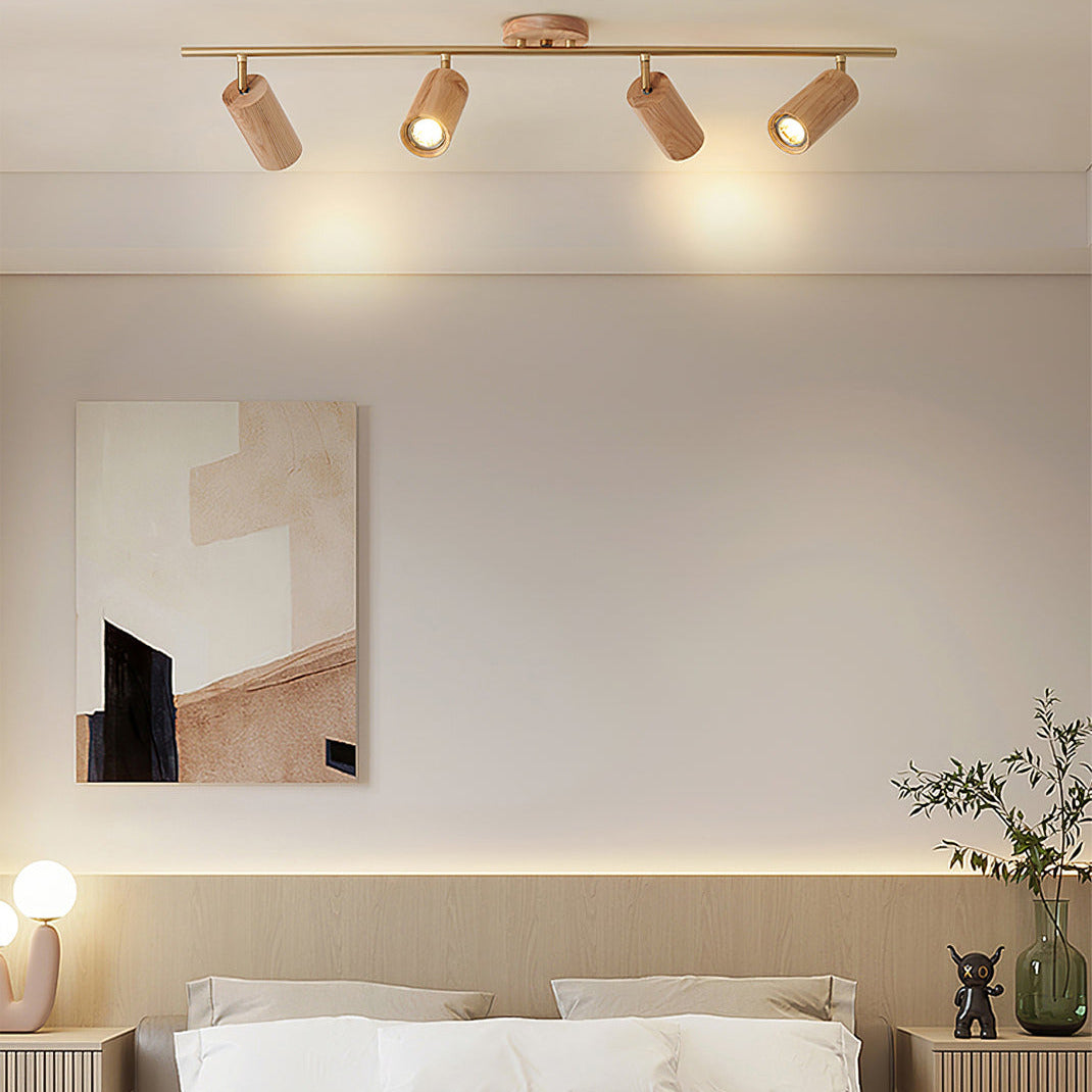 Aim Ceiling Light Spotlight  Wood Long Living Room