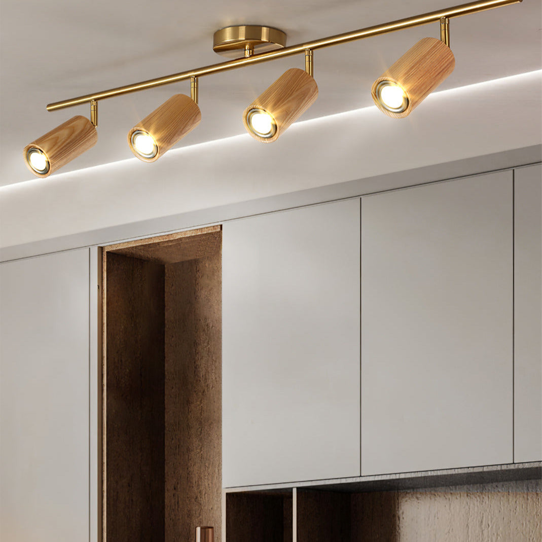 Aim Ceiling Light Spotlight  Wood Long Living Room