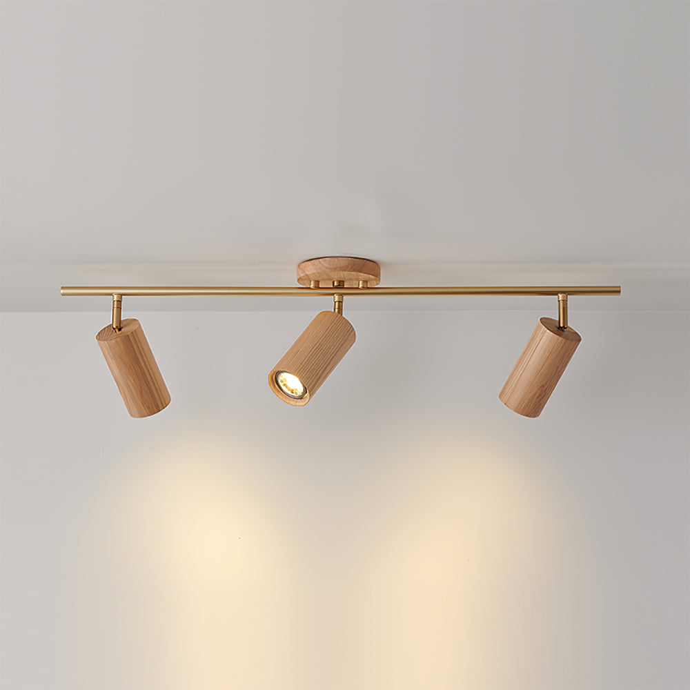 Aim Ceiling Light Spotlight  Wood Long Living Room