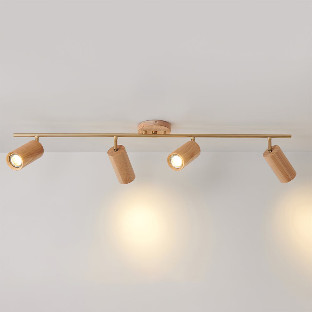 Aim Ceiling Light Spotlight  Wood Long Living Room