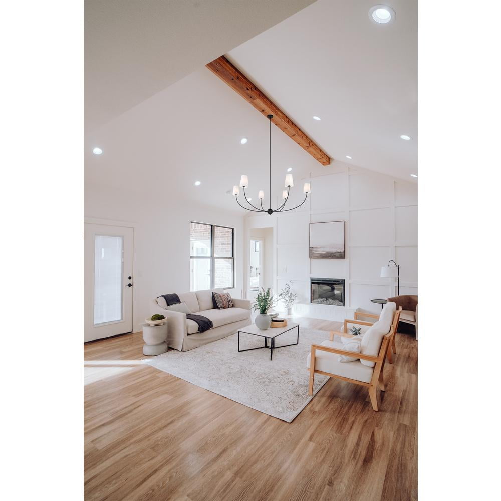 Vetheisra Vintage Industrial Brass Fabric Chandelier - Letslighting