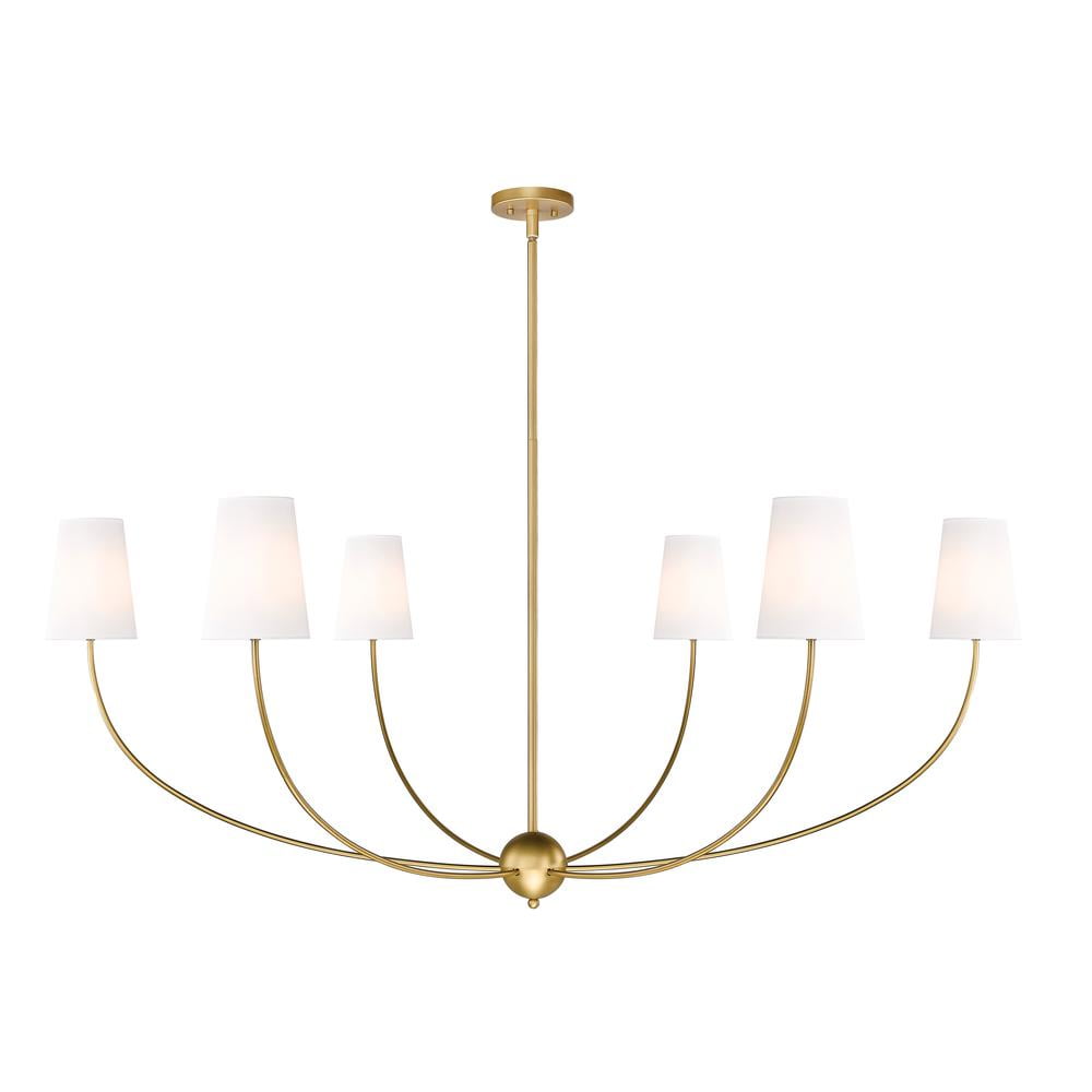 Vetheisra Vintage Industrial Brass Fabric Chandelier - Letslighting