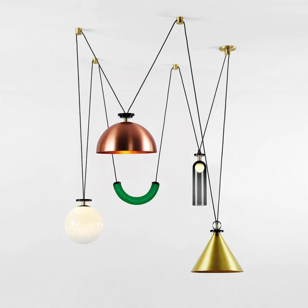 Lustra Chandelier Geometric Shape Art - Letslighting